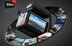 A4 4K Touch Wifi GPS 2CH 64gb dashcam