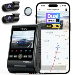 A229 Pro 3CH 4K Wifi GPS dashcam