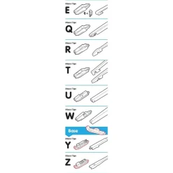 Achterruitenwisserblad - 41 cm