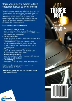 Auto Theorieboek B + Online examens oefenen