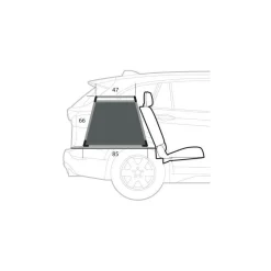 auto-hondenbench 60 x 85 x 86H cm