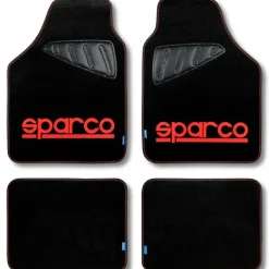 Automatten set Sparco - Stof - Rood