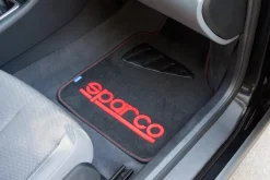 Automatten set Sparco - Stof - Rood
