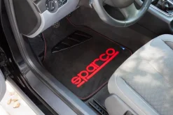 Automatten set Sparco - Stof - Rood