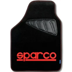 Automatten set Sparco - Stof - Rood