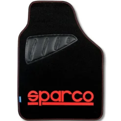 Automatten set Sparco - Stof - Rood
