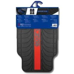Automatten Set Sparco Rubber - Rood