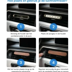Autoparfum Inclusief 6 Geuren - Luchtverfrisser