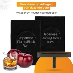 Autoparfum Navulling - Japanse Pruim & Rum