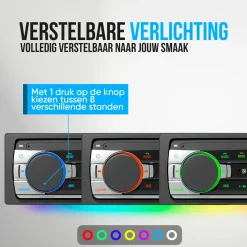 Autoradio met Bluetooth - 1DIN