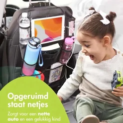 Autostoel Organizer met Tablethouder - 2-Pack
