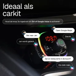 Bluetooth FM Transmitter Carkit USB C