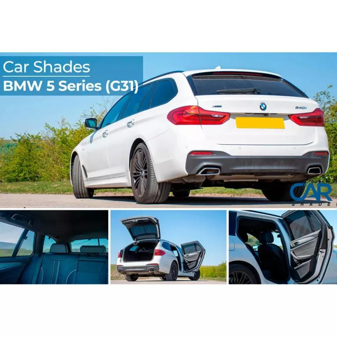 BMW 5-Serie G31 Touring 2017 - Zonneschermen