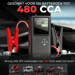 Boost Air Micro - Compressor Jumpstarter - 480CCA