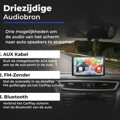 CarPlay/Android Auto scherm 7 inch