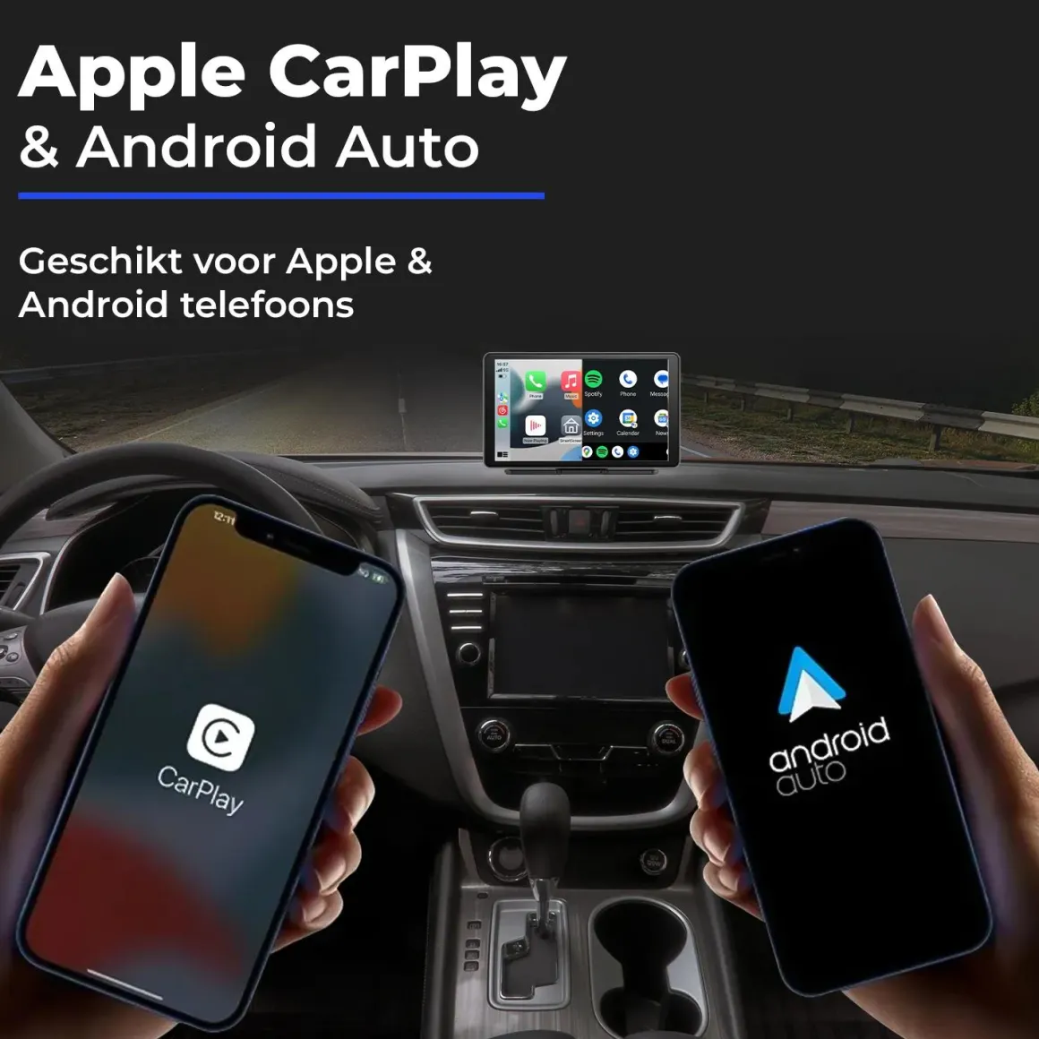 CarPlay/Android Auto scherm 7 inch