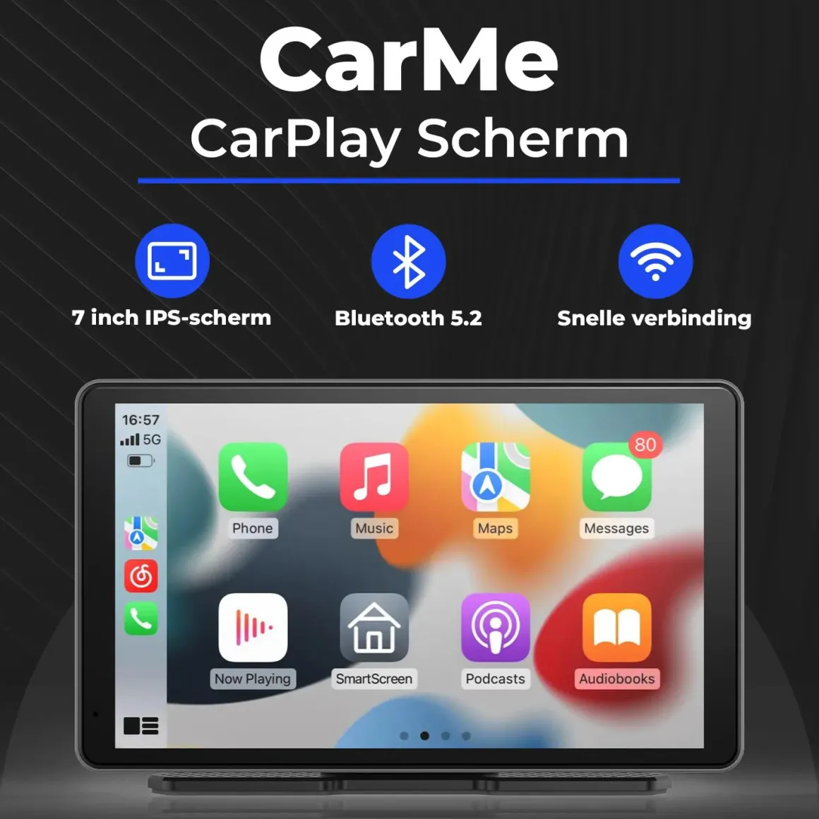 CarPlay/Android Auto scherm 7 inch