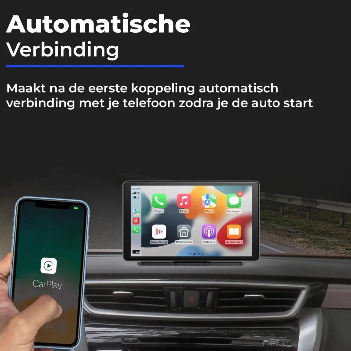 CarPlay/Android Auto scherm 7 inch