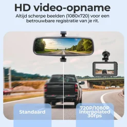 CCT1650 Dashcam - Full HD - 120° Groothoek