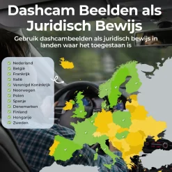 CCT2500 Dashcam - FullHD - Dual - 120° Groothoek