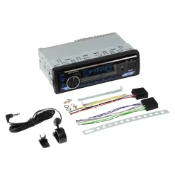 1-DIN Bluetooth Autoradio 4x100W Lichtshow