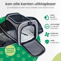 Draagtas Hond en Kat - 40x25x25cm - L