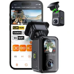 E360 Cloud 5K 2CH Wifi GPS 360 dashcam