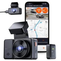 E3 Triple 3CH 2K QuadHD Wifi GPS dashcam
