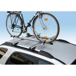 Enkele stalen fietsendrager grijs