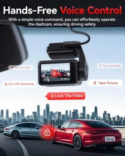 F4 Pro 2CH 4K Touch Wifi GPS 128gb dashcam