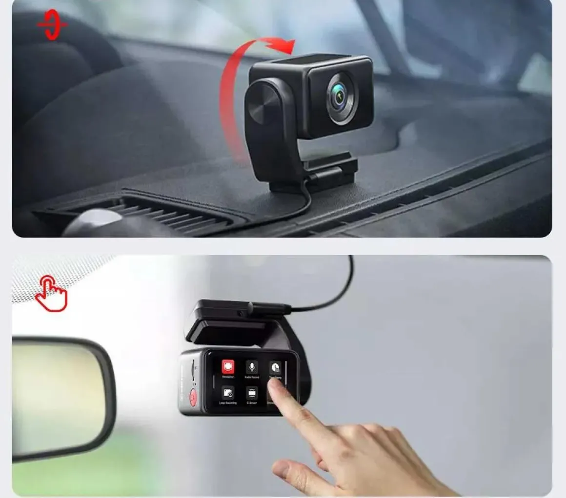 F4 Pro 2CH 4K Touch Wifi GPS 128gb dashcam
