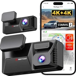 F77 V1 4K Touch Wifi GPS 2CH 128gb dashcam