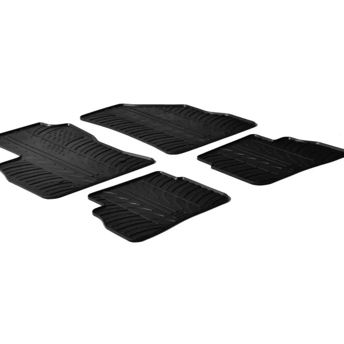 Fiat Doblo 5 deurs 2010-2018 & Opel Combo 5 deurs 2011-2018 (Half Cargo) - Rubbermatten