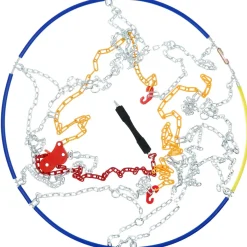 Flexibele sneeuwketting 9mm voor personenauto's