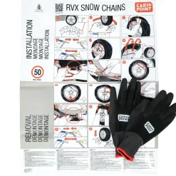 Flexibele sneeuwketting voor SUV en 4x4 voertuigen