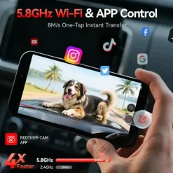 F7N Elite 4K Touch Wifi GPS 2CH 128gb dashcam