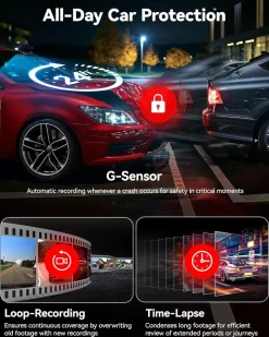F7N Elite 4K Touch Wifi GPS 2CH 128gb dashcam