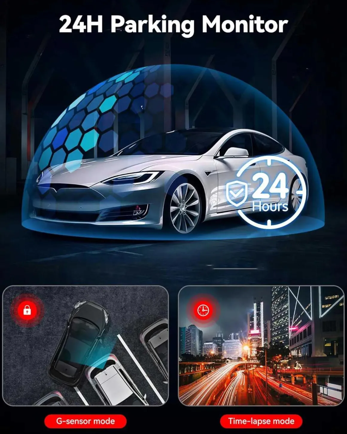 F7NP 4K Wifi GPS 2CH 128gb dashcam