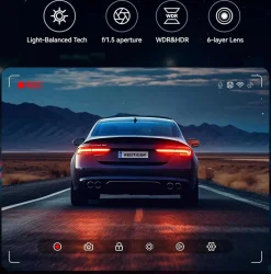 F7NP 4K Wifi GPS 2CH 128gb dashcam