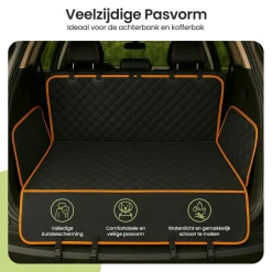 Hondendeken Auto Achterbank - Incl. Accessoires
