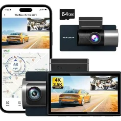 i17 3CH 4K Wifi GPS 64gb dashcam
