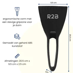 IJskrabber Auto met IJsbreker - Zwart