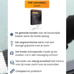 IJskrabber Auto met IJsbreker - Zwart