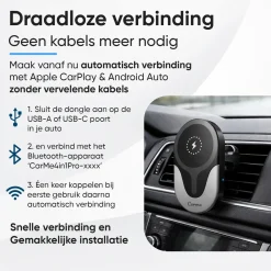 4-in-1 CarPlay & Android Auto Dongle