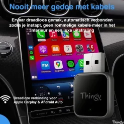 4-in-1 CarPlay & Android Auto Dongle