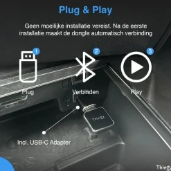 4-in-1 CarPlay & Android Auto Dongle