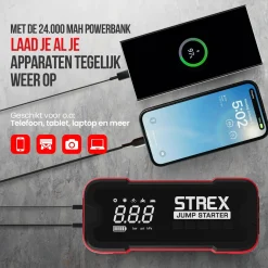 Jumpstarter voor Auto met Compressor
