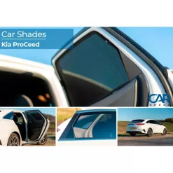 Kia ProCee'd (CD) Shooting Brake 2018 - Zonneschermen achterportieren