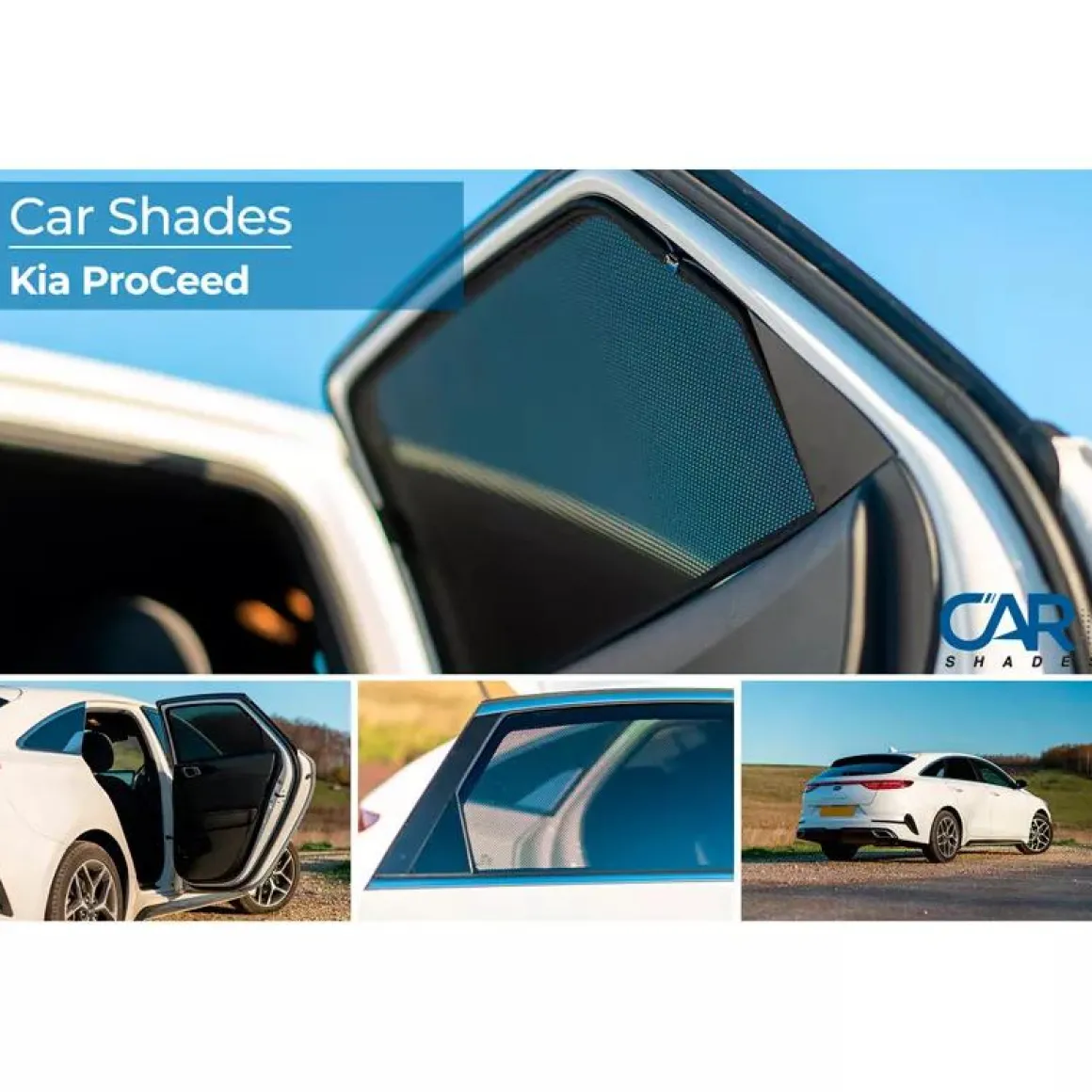 Kia ProCee'd (CD) Shooting Brake 2018 - Zonneschermen achterportieren