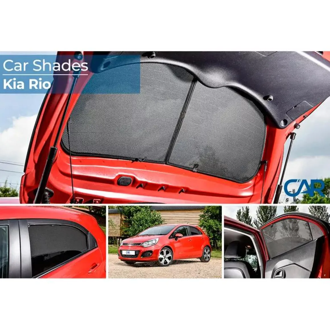 Kia Rio 5 deurs 2011-2016 - Zonneschermen